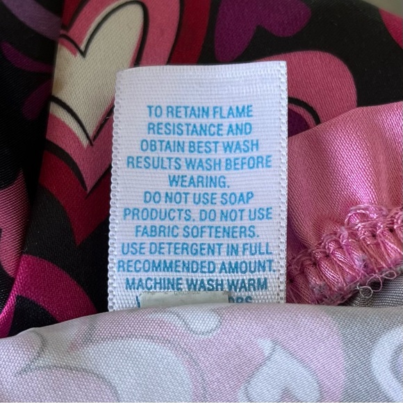 •Nick & Nora• Girls Sleeveless Hearts Nightgown - Size Large (10/12) - Picture 8 of 9